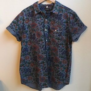 Urban Outfitters men’s floral print shirt